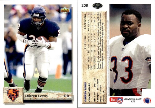 1992 Upper Deck Series 1 Football Complete Your Set #1-250 You Pick! - Picture 160 of 192