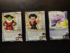 Juego de Pendientes Hércules-Goku Den-Goku Potara DBZ CCG DragonBall Z Tarjeta Limitada Usado