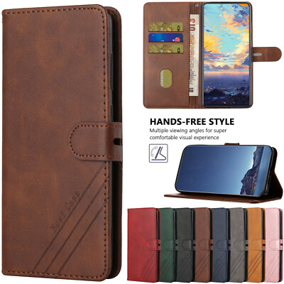 For Samsung Galaxy Note 20 Ultra 10+/A13 A14 A15 A12 Wallet Case Leather Cover