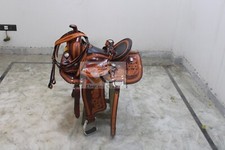 Western Leather Barrel Horse Saddle Tack Set 10" to 18" Free Shipping