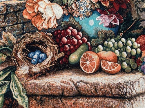 3x4 ft Vintage French Colorful Tapestry Wall Hanging Bedroom Traditional Décor - Picture 3 of 12