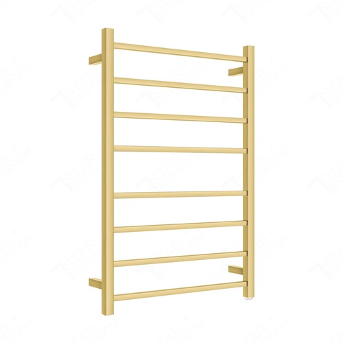 ACA Brushed Yellow Gold Electric Heated Towel Rail Rack Holder Warmer - Picture 63 of 68