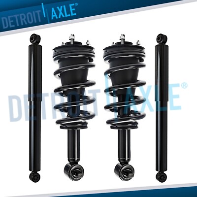 Front Struts w/Spring Rear Shocks for 2014-2018 Chevy GMC Silverado Sierra 1500
