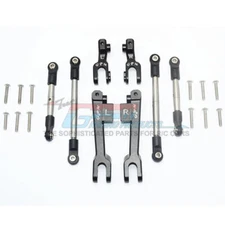 GPM Alum Front & Rear Sway Bar Black & Stainless Steel Linkage UDR