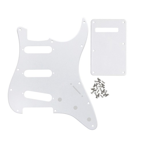 EE. UU. ST SSS Golpeador de guitarra cubierta de trémolo de 11 orificios y espalda apta para guitarra FD ST - Imagen 26 de 32