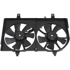 Radiator Condenser Cooling Fan Assembly For 2002-2004 INFINITI I35 3.5L 3498CC