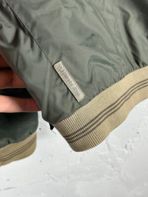 90's Armani Hooded Vintage Nylon Bomber Jacket MA 1 Military Size