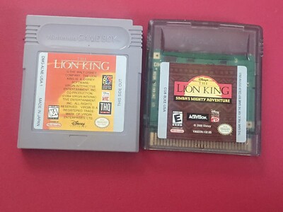 The Lion King: Simbas Mighty Adventure - Gameboy Color GBC cartridge TESTED