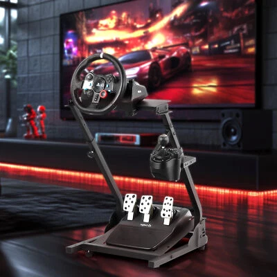 CRENEX Lenkrad Halter Ständer Halterung Lenkradständer für Logitech G25,G27,G29,G920