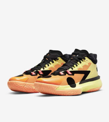 Naruto Shippuden Nike Air Jordan Zion 1 Kyuubi Alpha Orange DQ4706