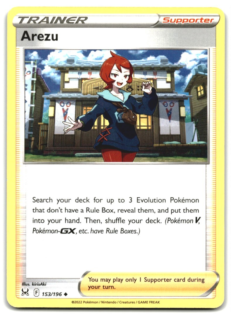 Pokemon Trading Card TCG Arezu #153
