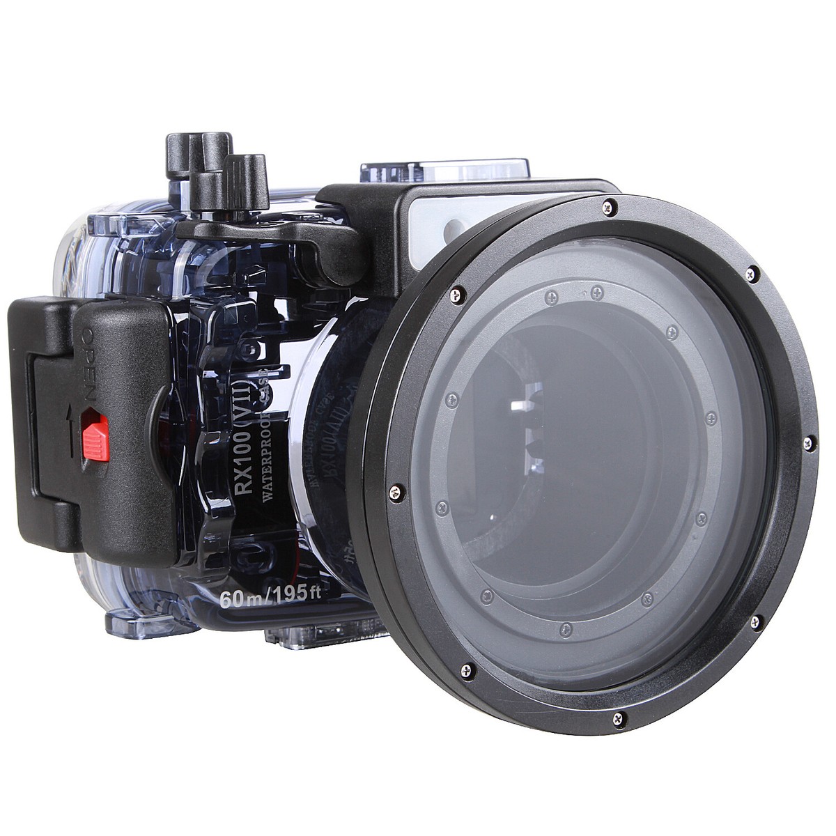 60m/195ft Underwater Waterproof Diving Case Shell Cover For