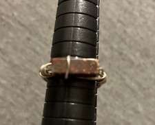 Vintage Sterling Silver Ring Size 7 Nice 2.47 Grams Hand Made Marble Stone .925