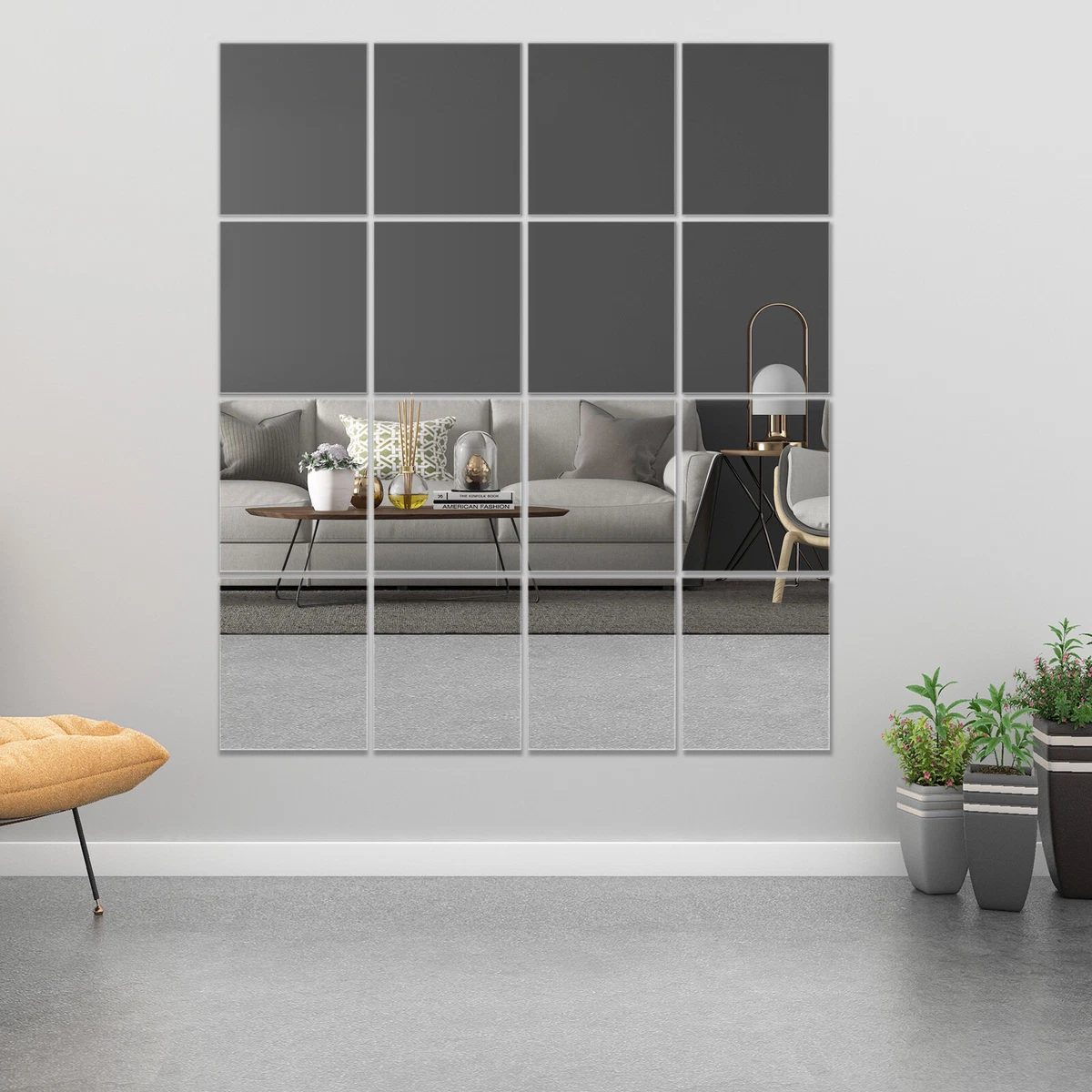 Square Mirror Tiles