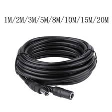 DC 12V Power Supply Extension Cable Wire CCTV Security Cameras/DVR PSU Lead Plug