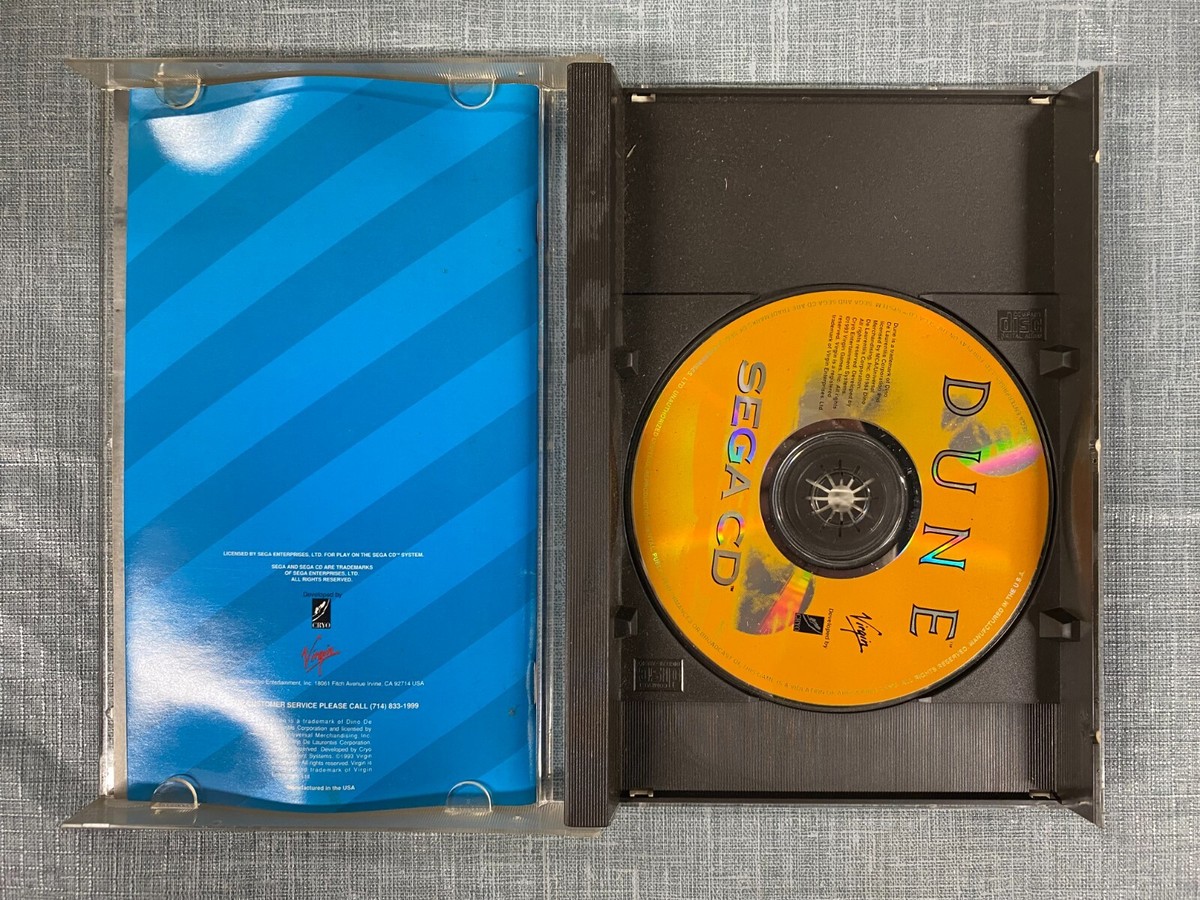 Dune Sega CD 1993 CIB Complete In Box Authentic Tested Rare Game