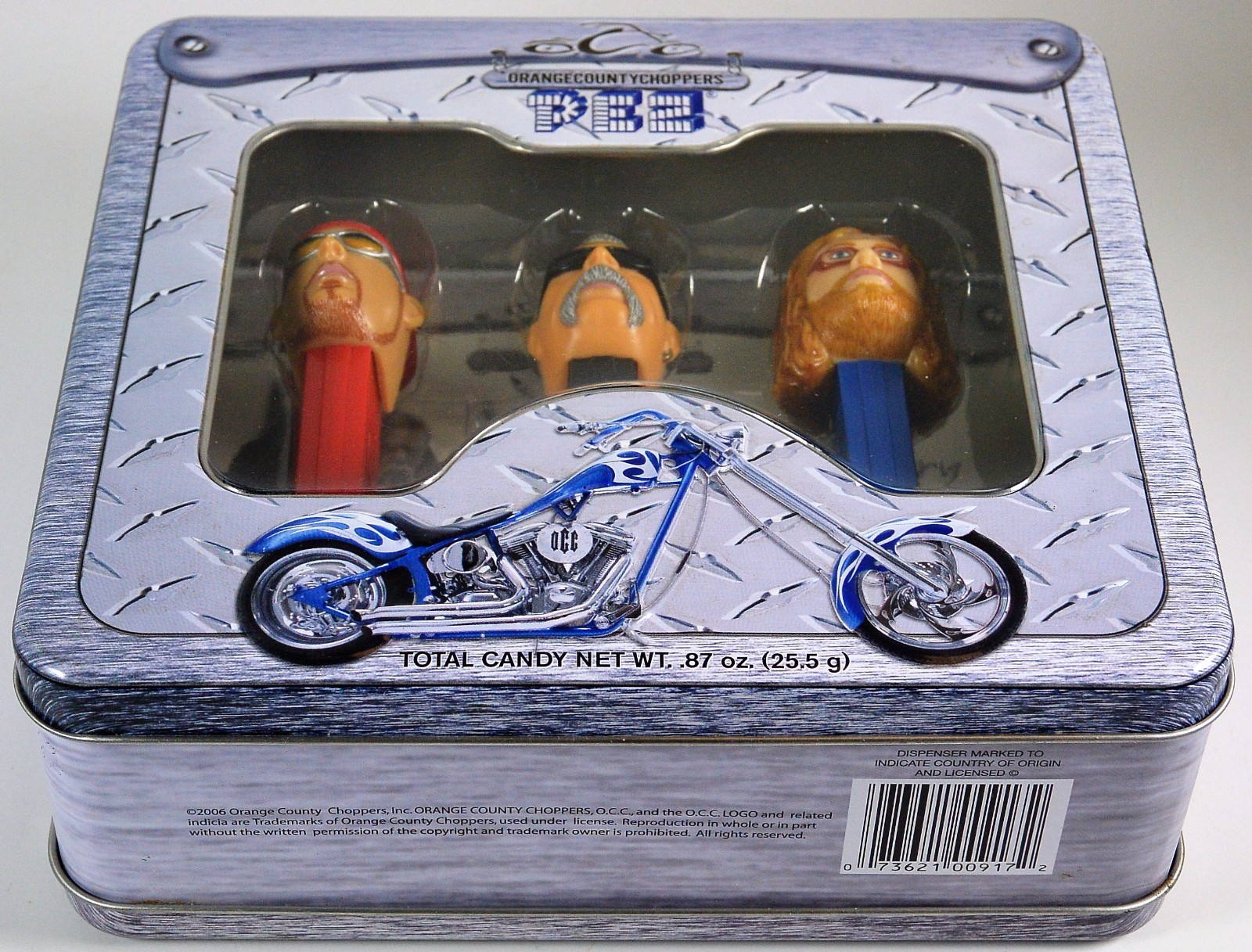 Orange County Chopper Pez 3 piece set in Original Collectors Tin Display Box eBay