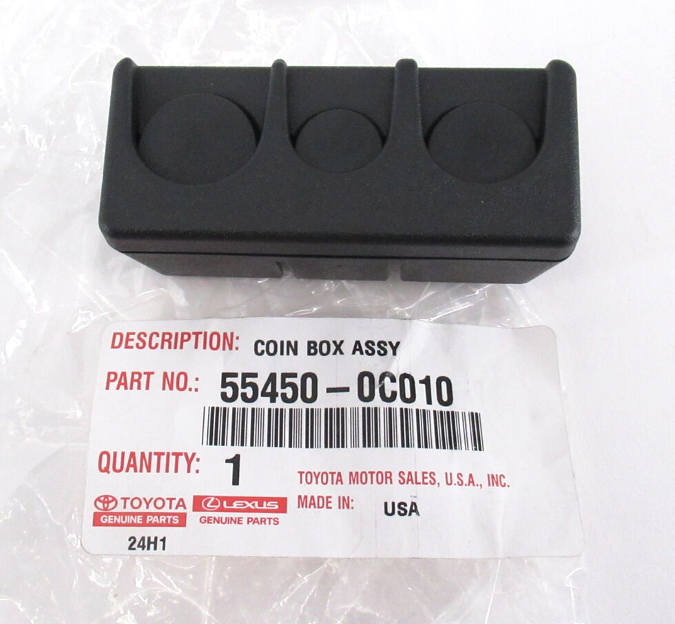 Genuine OEM Toyota 55450-0C010 Front Console Coin Holder Black | eBay  TOYOTA (トヨタ) 純正部品