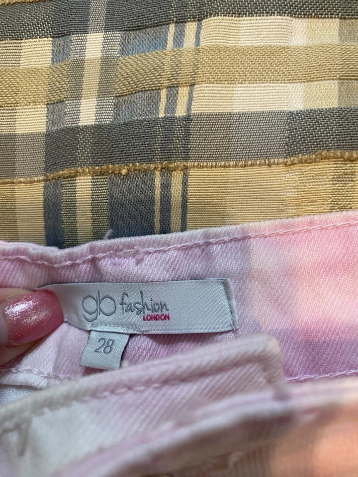 Glo Fashion Size 28 Waist Pastel Tie Dye Shorts  - Image 3 of 3