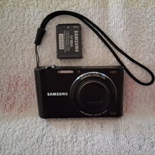 Samsung ST201 10x Optical Zoom HD 16.1MP Black Digital Camera With Battery Fair