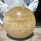 16LB Natural yellow Quartz sphere Crystal ball Mineral specimen Healing — photo 8