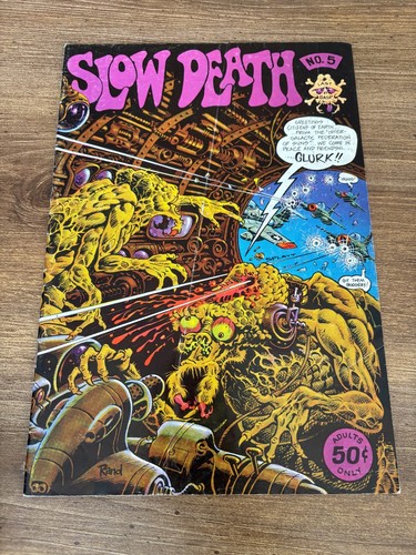 Slow Death # 5 FN- Last Gasp Underground Comic Book Comix 1 J348