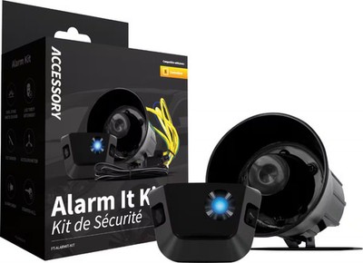 Compustar - Vehicle Alarm Add-on Kit for Remote Start Systems - Black/Gray