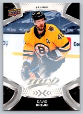 2021-22 Upper Deck MVP #66 David Krejci Silver Script