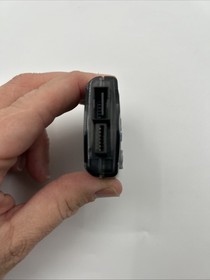 Sega Dreamcast Visual Memory Unit VMU HKT-7000 Clear Black Smoke US Vers Tested