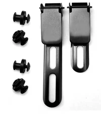 2 Fixed Blade Clips for Belt-Less Pocket edc Carry Kydex Leather Sheath Pocket