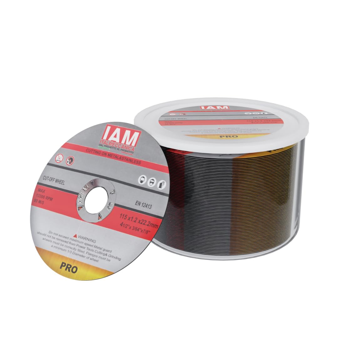 25 X Norton Disco Di Taglio Inclinato Per Inox VULCAN 180X2.5X22.23Mm