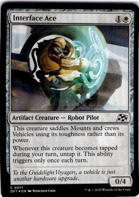 MTG Interface Ace Aetherdrift HOLO #17