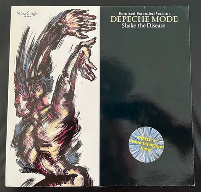 Depeche Mode Shake The Disease 12'' Remixed Extended GREY MARBLED VINYL 1985 