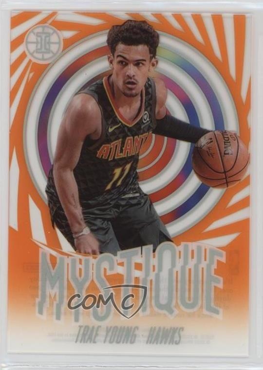 2019-20 Panini Illusions Mystique Orange Trae Young #16 0xz1