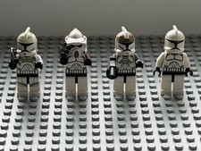 LEGO Star Wars Konvolut | 4x Clone Minifiguren sw0201 / sw0221 / sw0378 / sw0298