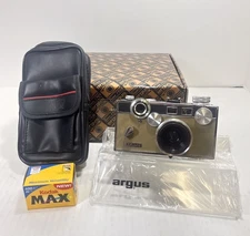 Argus C3 Matchmatic 35mm Film Camera Factory Refurbished w Accessories