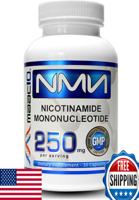 MAAC10 NMN Supplement 250mg Capsules Nicotinamide Mononucleotide NAD+ Stabilized