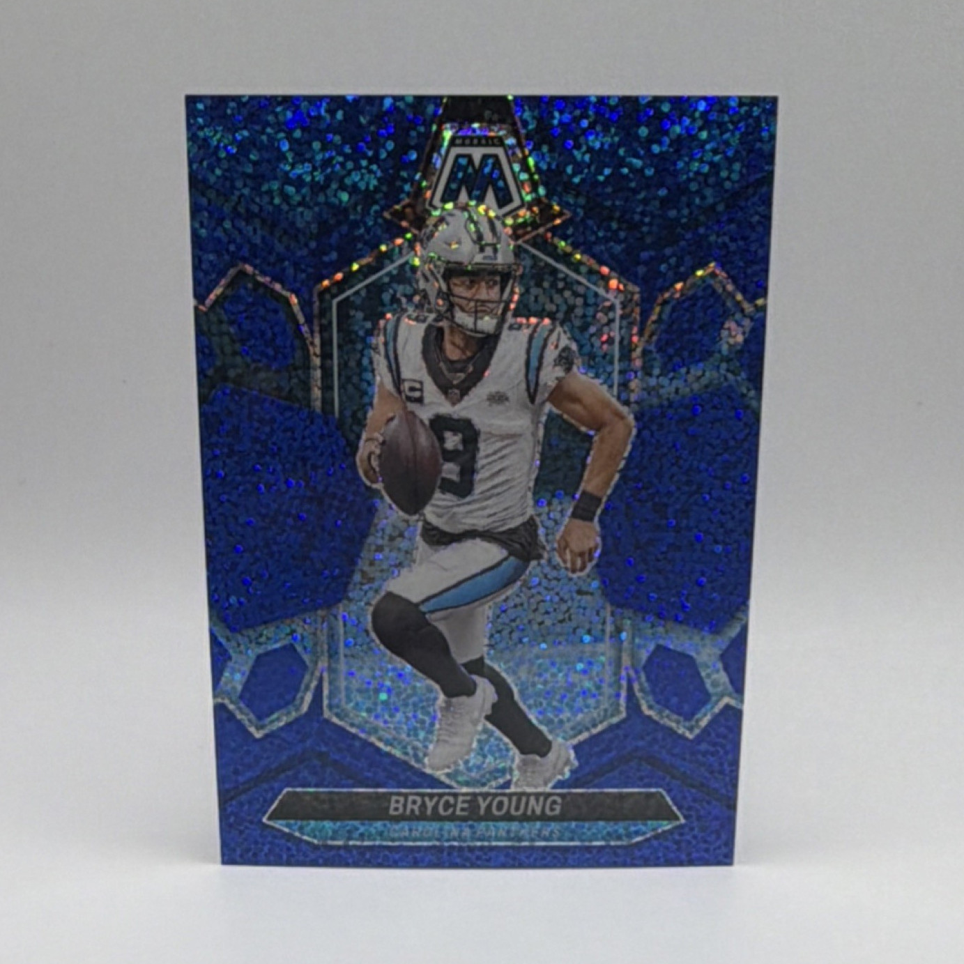 2024 Mosaic Bryce Young #29 Blue Sparkle Prizm /96