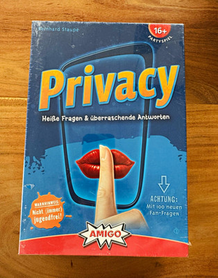 AMIGO Privacy Partyspiel 16+ | 100 neue Fan-Fragen | NEU & OVP | 02151