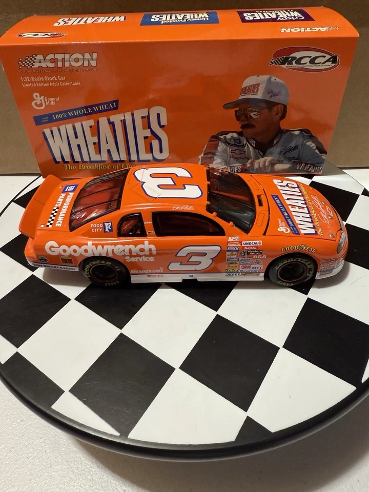 Dale Earnhardt #3 GM Goodwrench Wheaties 1/32 RCCA 1997 Nascsar Diecast - Image 4 of 4