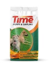Time Greyhound Puppy & Sapling Dog Food Dry 15kg 2.62 per kilo