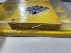 LEGO 4094 And 4096 Yellow Large storage Box,  Sorting Tray And Lid - NEW 2014