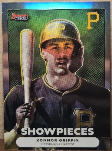 2025 Bowman’s Best Konnor Griffin Showpieces SP #BS-15 Pittsburgh Pirates