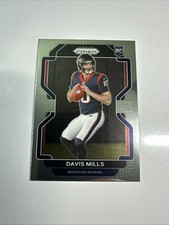 2021 Panini Prizm Davis Mills Base Rookie Card #352 Houston Texans. rookie card picture