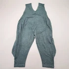 Free People FP Beach Womens Green Lightweight Jumpsuit With Pockets Sz Small