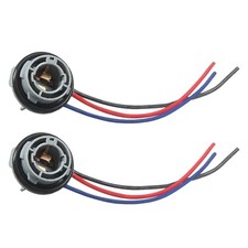 1157 LED Bulb Socket Plug, Waterproof Turn Signal Brake Light Tail Light 2PCS