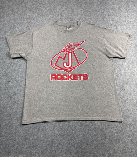 Vintage JUDSON ROCKETS Football State Champs SATX Y2K Baggy Lrg Gray Shirt READ