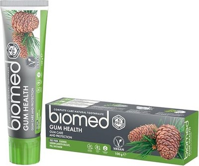 BIOMED Herbal Mint Toothpaste - 98% Natural with Essential Oils - 100g