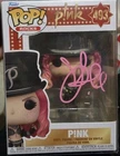 SIGNED Pink Funko Pop! Vinyl Pop! Rocks P!NK 493 Autographed Vinyl Figure w COA