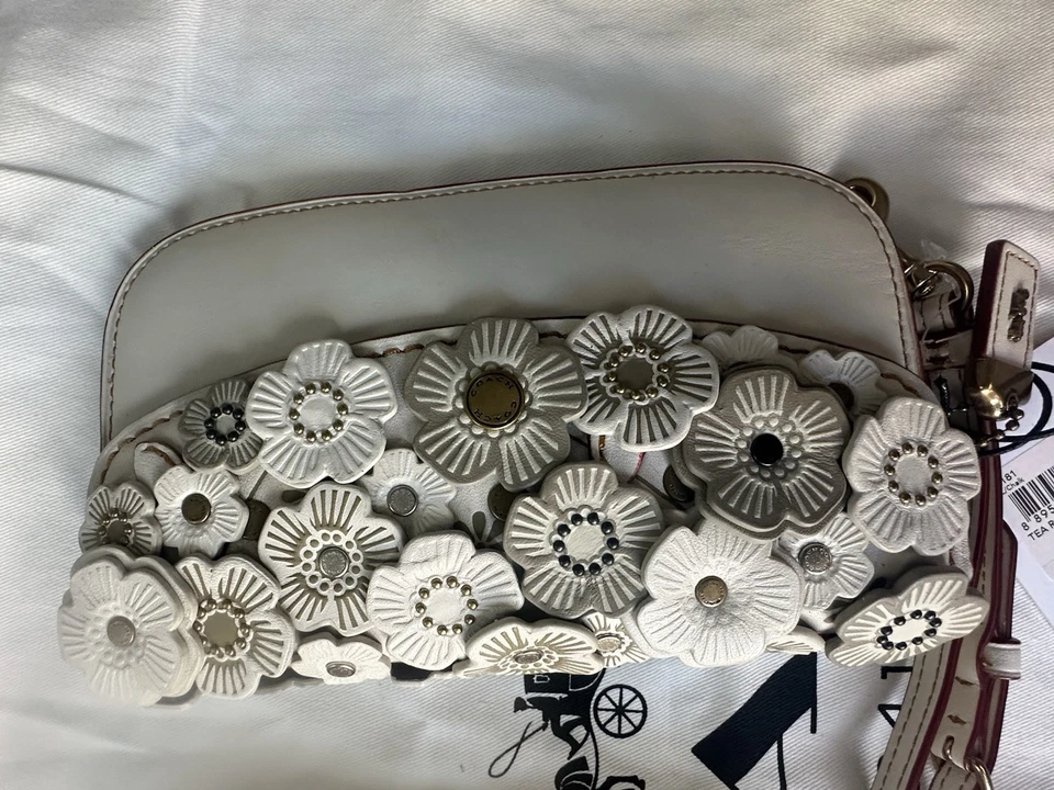 Bolso de mano Coach 1941 Tea Rose madera de haya (F58181) con cadena negra Foto 3 de 4